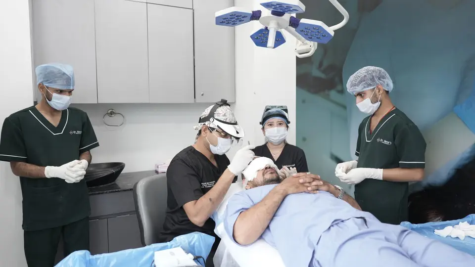 DHI Hair Transplant Before & After