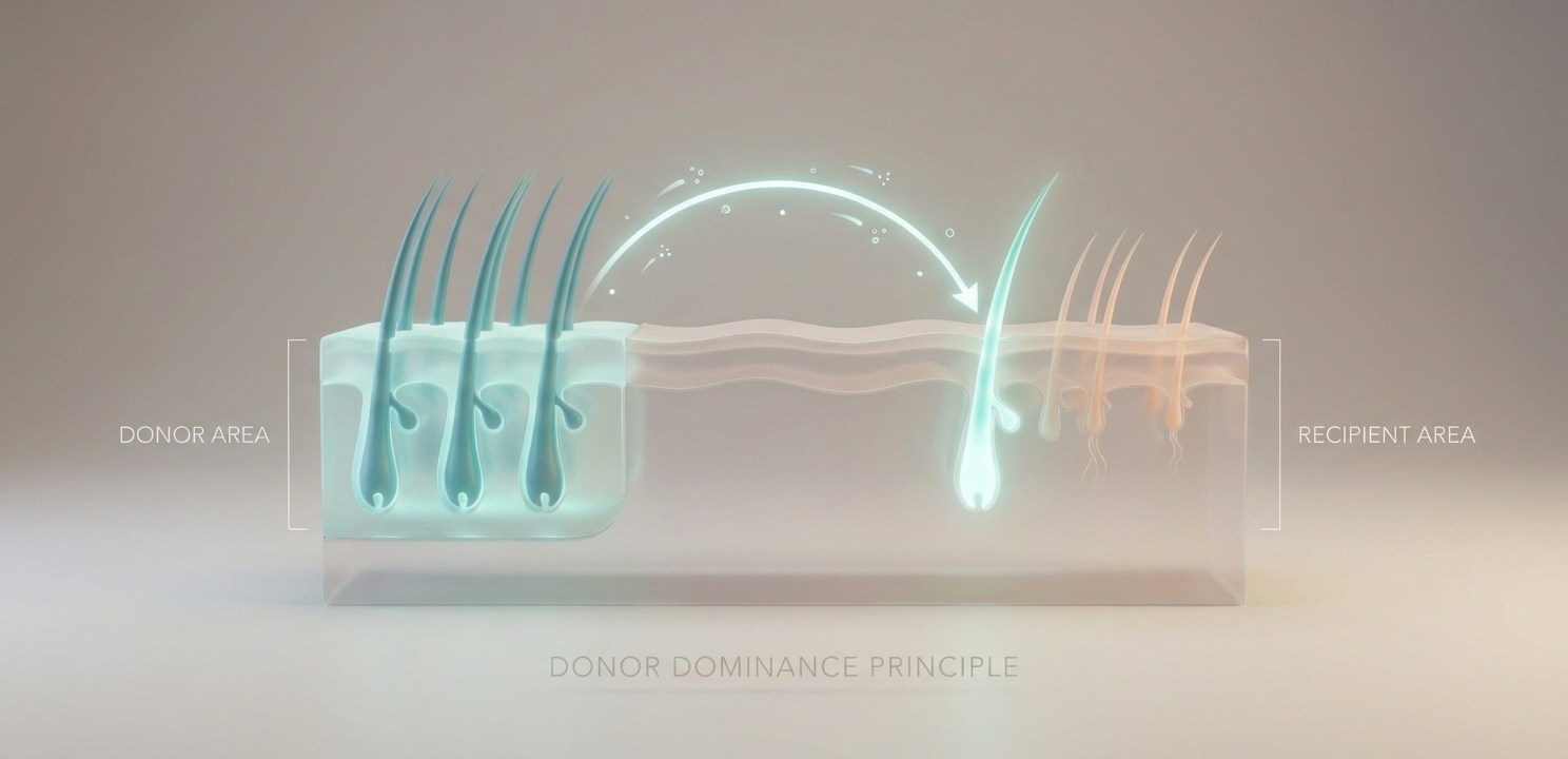 Is a Hair Transplant Permanent a lasting solution thanks to the donor dominance principle.