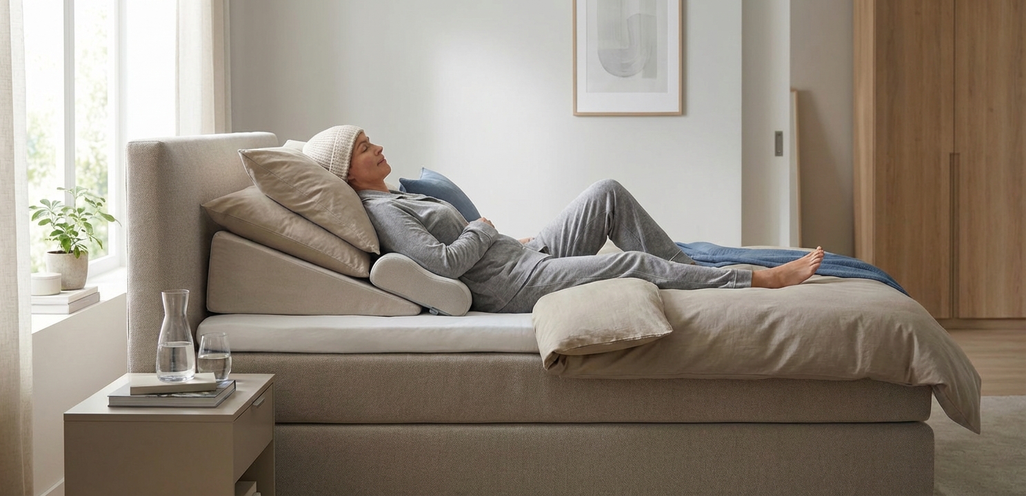 Swelling Duration After Surgery is effectively managed by sleeping with the head elevated.